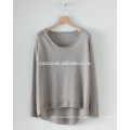 15JWL0225 Frau Leinen Sommerkleidung Crew Neck Pullover